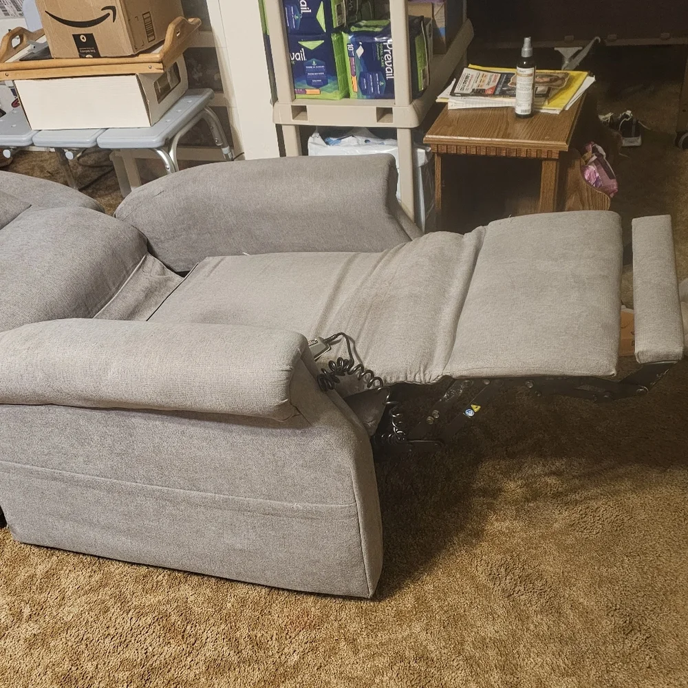 Elderly Easy Lift Grey Chair